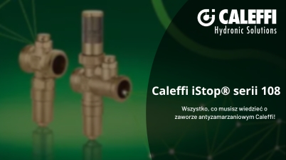 Zawór antyzamarzaniowy Caleffi iStop® serii 108