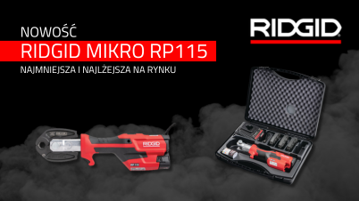 Nowość w Asortymencie RIDGID! - RIDGID mikro RP115
