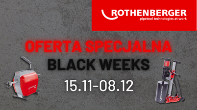 "Black Weeks" - Odkryj Wyjątkowe Promocje na Narzędzia ROTHENBERGER!