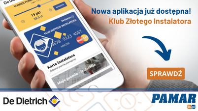 DE DIETRICH - Skorzystaj z aplikacji Klubu Złotego Instalatora!