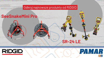 RIDGID - System kontroli wizyjnej SeeSnake Mini Pro oraz lokalizator SR-24 LE