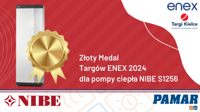 NIBE - Pompa ciepła S1256 ze Złotym Medalem na Targach ENEX!