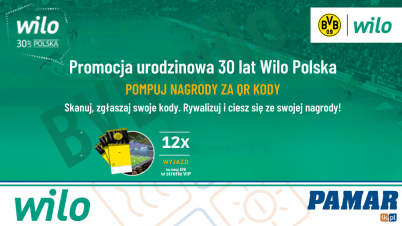 WILO - "Pompuj nagrody za QR kody" promocja dla instalatorów