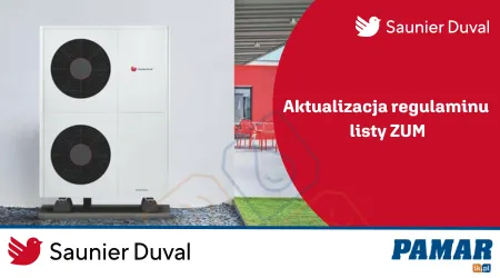SAUNIER DUVAL - Zmiany w regulaminie listy ZUM