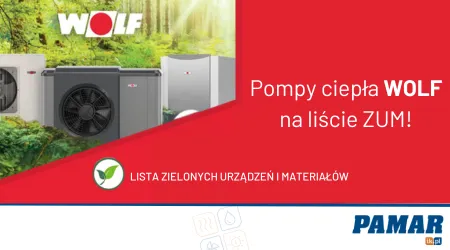 WOLF - Pompy ciepła na liście ZUM!