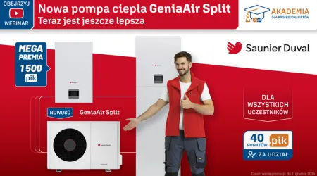 SAUNIER DUVAL - GeniaAir Split - nowa wersja, sprawdzonej pompy ciepła!