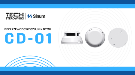 Bezprzewodowy Czujnik Dymu CD-01