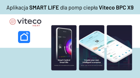 Steruj pompą viepła Viteco BPC X9 z aplikacją Smart Life!