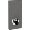 Moduł sanitarny do WC wiszącego GEBERIT Monolith, 1010 mm x 480 mm x 106 mm, regulacja wysokości, front: imitacja betonu, bok: aluminium