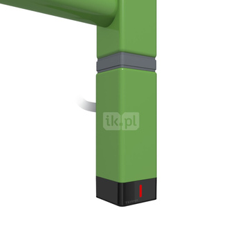 Grzałka TERMA One K30x30, 600W \ Tuba, RAL 6018, kabel spiralny z wtyczką [biały, 2,5m, logo Terma,