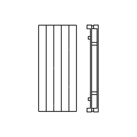 Grzejnik płytowy typ 20 KERMI HVN wym. 1000 x 1260 mm, kolor biały, moc 2032 W