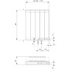 Grzejnik płytowy typ 22 KERMI V-HVV wym. 2200 x 980 mm, kolor biały, moc 4449 W