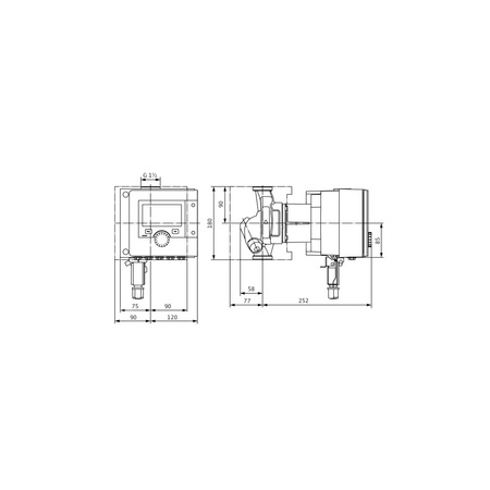Pompa obiegowa WILO Stratos MAXO-Z 25/0,5-8 PN16 1 x 230 V 50/60 Hz, PN 16/16bar
