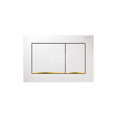 Zestaw popychaczy Geberit do spłuczki Omega, przyciski uruchamiające Sigma60 i Sigma70, prostokątny