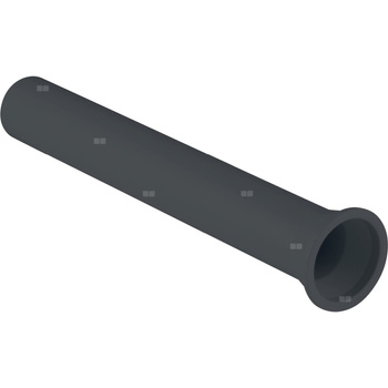 Króciec odpływowy Geberit do zasyfonowania z przegrodą: Czarny mat