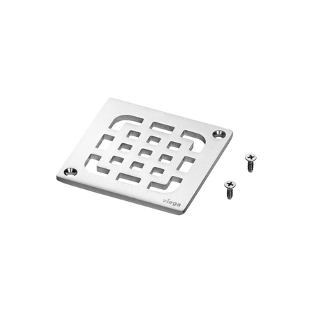 Kratka VIEGA 49331 kwadratowa ze stalowai nierdzewnej 94x94mm do wpustu