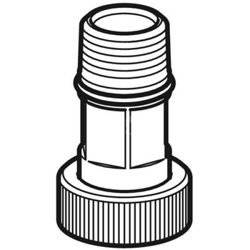 Nypel przyłączeniowy Geberit prosty, do zaworu spłukującego do pisuarów