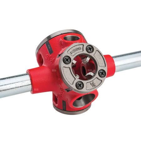 Ręczna gwintownica trójdrożna do rur 1⁄2", 3⁄4", 1", NPSM, model 31-A, Noże ze stali stopowej do gwintów prawoskrętnych