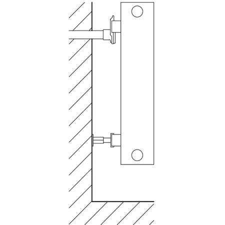 Ściana grzewcza Kermi Heizwand HHN Typ20 BH1260x72x3000 QN5559, weiß, 6bar, o. Abd, AB 12