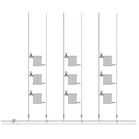 DYNAMICAL  - Dynamiczny termostatyczny zawór grzejnikowy przystosowany do montażu głowic termostatycznych lub siłowników elektro