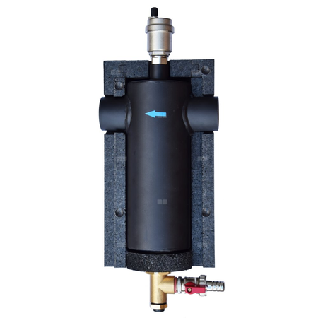 Filtroodmulnik magnetyczny FM 100 – DN 40 z izolacją, z wyposażeniem dodatkowym