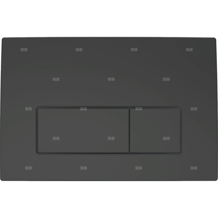 Przycisk uruchamiający Geberit Delta50, przedni, czarny mat, prostokątny