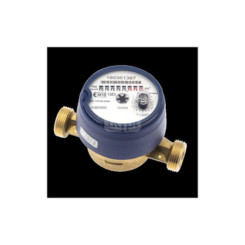 Wodomierz jednostrumieniowy suchobieżny antymagnetyczny, typu GSD8-RFM DN 15 Q3=2,5 m3/h R160/50, Tmax: 90st.C, L=110 mm