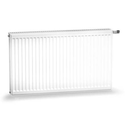 Grzejnik płytowy typ 10 KERMI Profil-V, prawy wym. 300 x 500 mm, kolor biały, moc 168 W