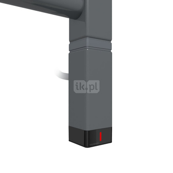 Grzałka TERMA One K30x30, 1000W \ Tuba, RAL 7015, kabel prosty z wtyczką [czarny, 1,5m, logo Terma,