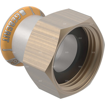 Złączka przejściowa Geberit Mapress Therm z nakrętką d54-G2 3/8