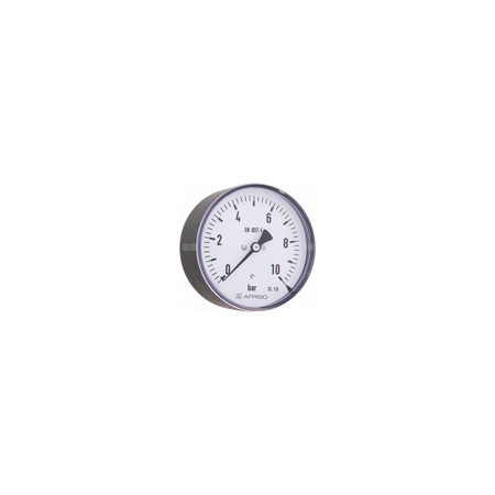 Manometr z rurką Bourdona AFRISO RF standardowy 0/100 bar G1/4B aksjalne fi 63 mm, kl. 1.6%