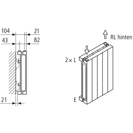 Grzejnik płytowy typ 20 KERMI HVN wym. 1000 x 280 mm, kolor biały, moc 452 W