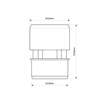 Zawór napowietrzający kanalizacyjny 50mm