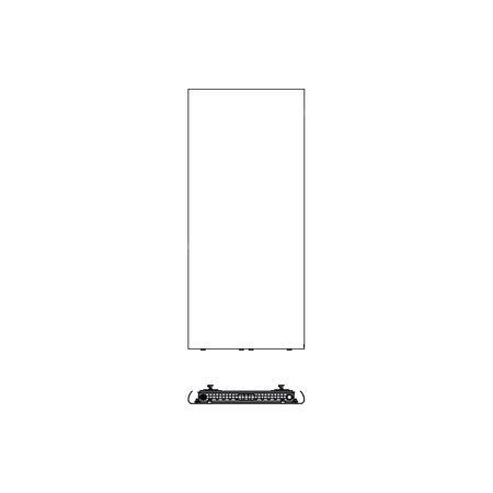 Kermi Pateo BH 1725x66x700mmQN1666, biały