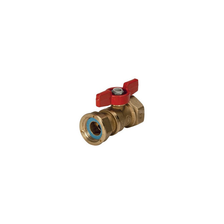 Zawór kulowy GIACOMINI R251P mosiądz 3/4'' GW x p, uchwyt: motylek