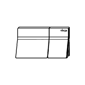 Przycisk do WC ekspozycyjny Prevista Visign for More 200 nr wzoru 8641.19 klawisz: szkło białe