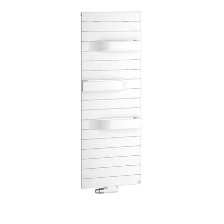 Kermi TABEO 1437x101x500mm QN 758, RAL9016, Podłączenie środkowe