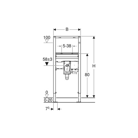 Syfon podtynkowy Geberit do umywalki