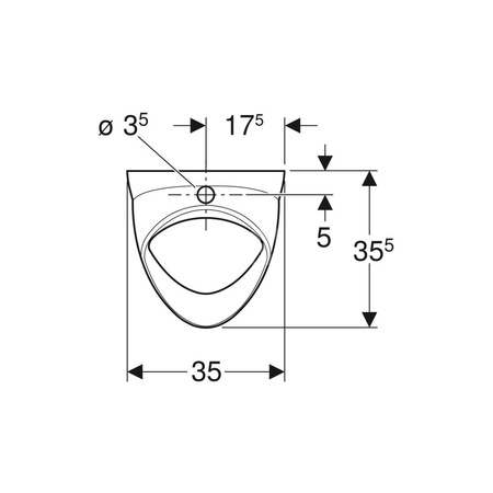 Uszczelka gumowa Geberit do przyłącza rury spłukującej: d=28mm