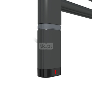 Grzałka TERMA One D30x40 Lewy, 600W \ Tuba, RAL 9005 soft, kabel prosty bez wtyczki z maskownicą [cz