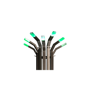 Grzejnik drabinkowy ENIX BAMBUS, wym. 1780 x 554 mm, kolor graphite, moc 494W