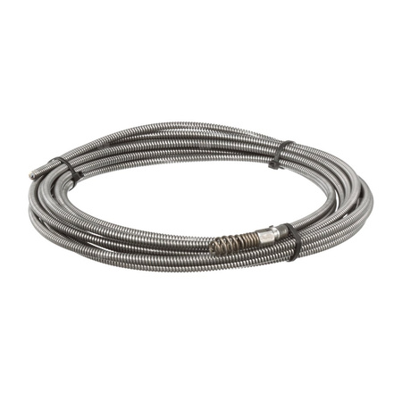 Sprężyna do czyszczenia odpływów 5/16" (8 mm) × 25' (7,6 m) z końcówką ruchomą, model C-2