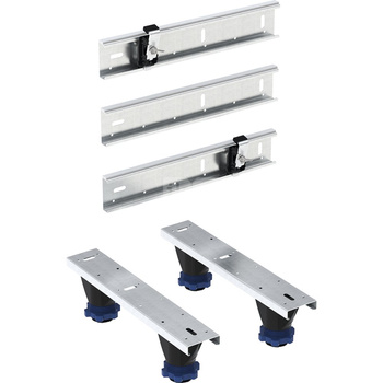 Zestaw nóg i trawersów Geberit, z wspornikiem dystansowym, do wanny z akrylu sanitarnego