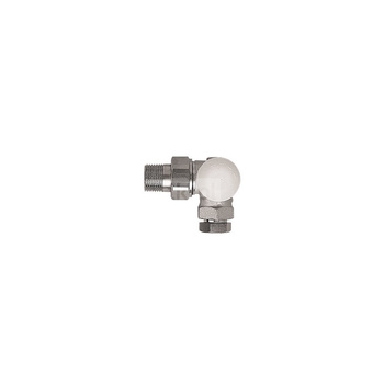 Zawór grzejnikowy termostatyczny HERZ TS-90 3-osiowy cd, połączenie 1/2'' x 15mm (niklowanie)