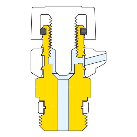 Ręczny zawór odpowietrzający do grzejników z regulowanym wyjściem 1/8" GZ