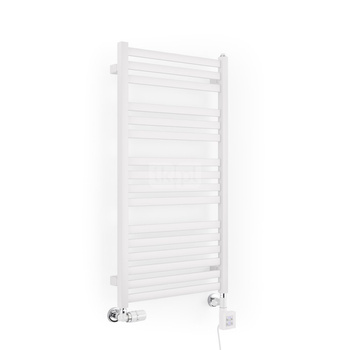 Grzejnik drabinkowy Concept By TERMA MALTA, podłączenie SX, wym. 1710 x 600 mm, kolor biały drogowy RAL9016, moc 854W