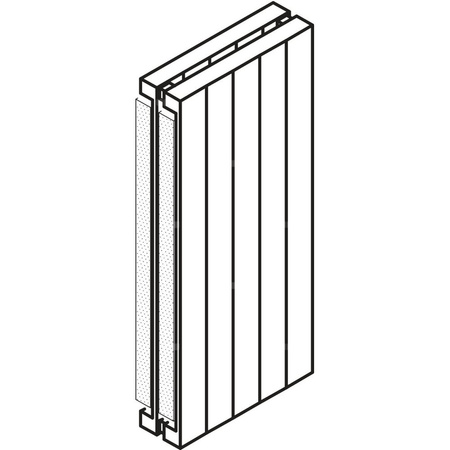 Grzejnik płytowy typ 22 KERMI HVN wym. 800 x 280 mm, kolor biały, moc 570 W