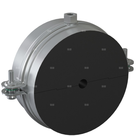 Obejma mocująca chłodu NICZUK PX50 168-169 mm gr. izol. 50mm (ocynk galwaniczny)