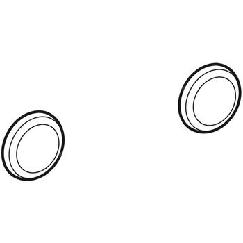 Zestaw zaślepek Geberit do elementów mocujących do pisuaru Kerafix (2 szt.): Chromowany