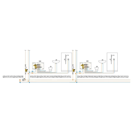Termostatyczny zawór do cyrkulacji c.w.u. 3/4" z termometrem